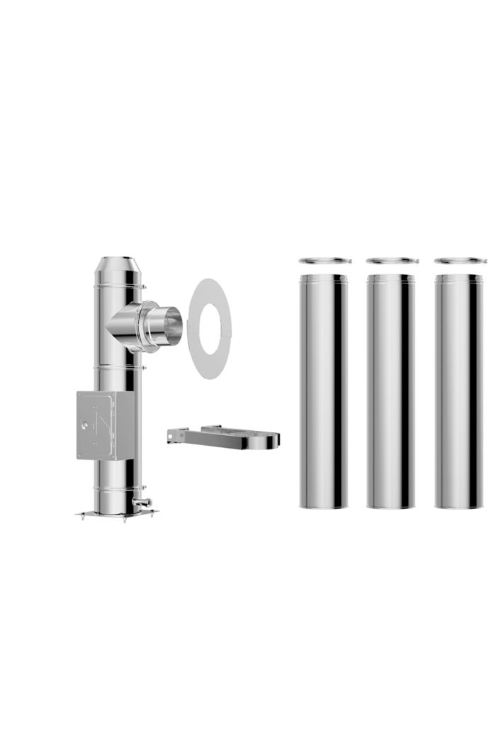 Dubbelwandige kachelpijp