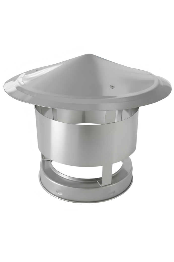 Regenkap met windbescherming Ø 130-150-180-200mm